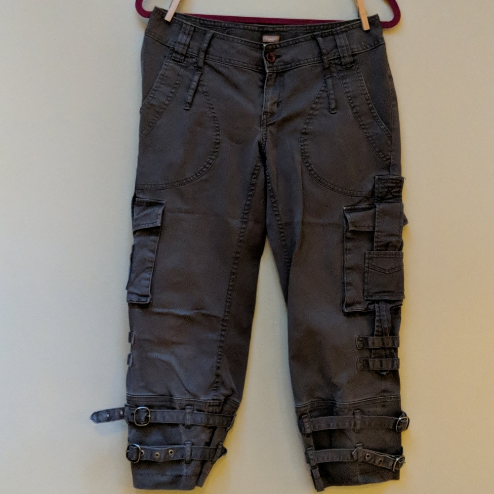 Cropped Halogen funky pants Women's Size 4